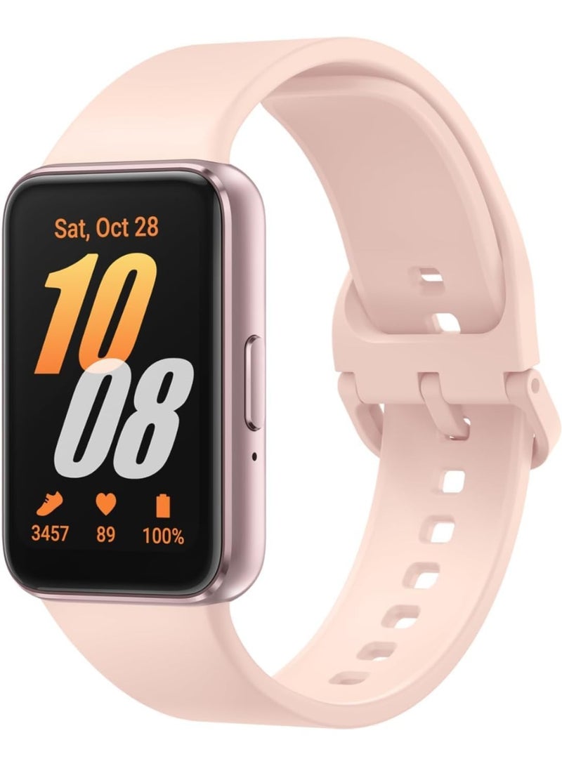 Galaxy FIT 3 [2025] 1.6" AMOLED Display | 14 Days Battery Life | 100+ Watchfaces | 100+ Exercise Modes | International Model - Pink Gold. - Image 1